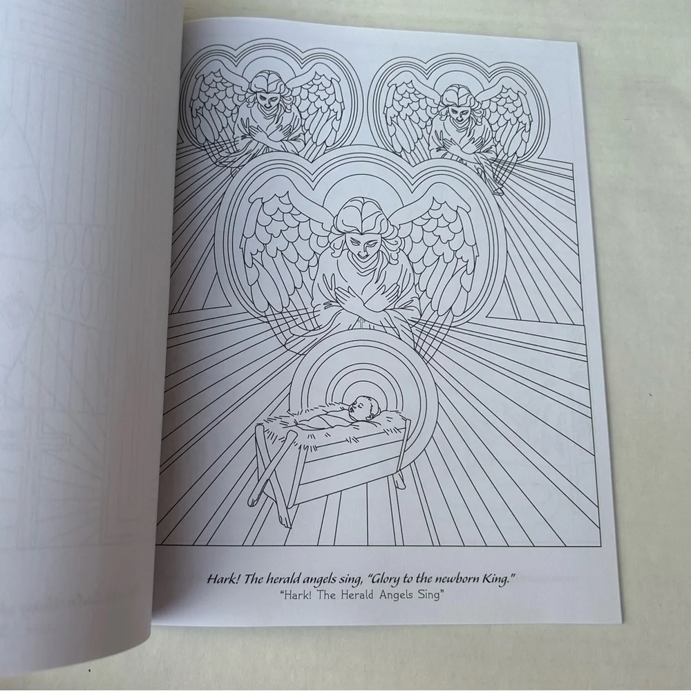 3/$12! O Holy Night Devotional Coloring Book A Meditative Christmas 2016 Unused